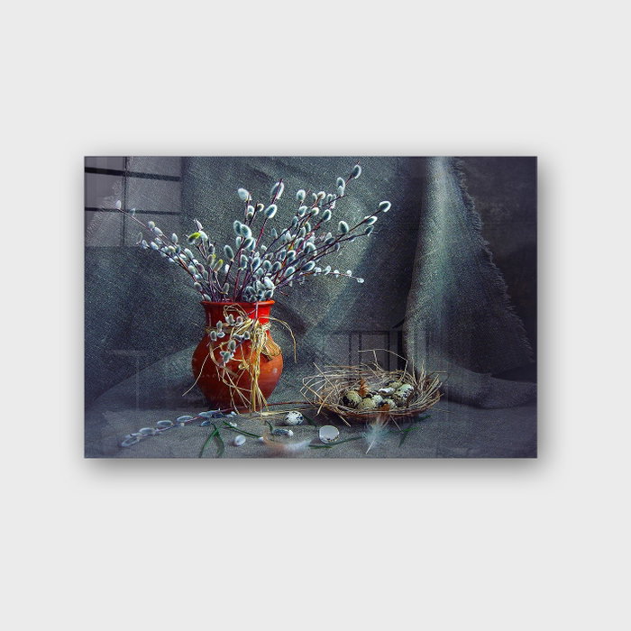 Wallity Cuadro Decorativo de Vidrio Templado Multicolor 70 x 100 cm